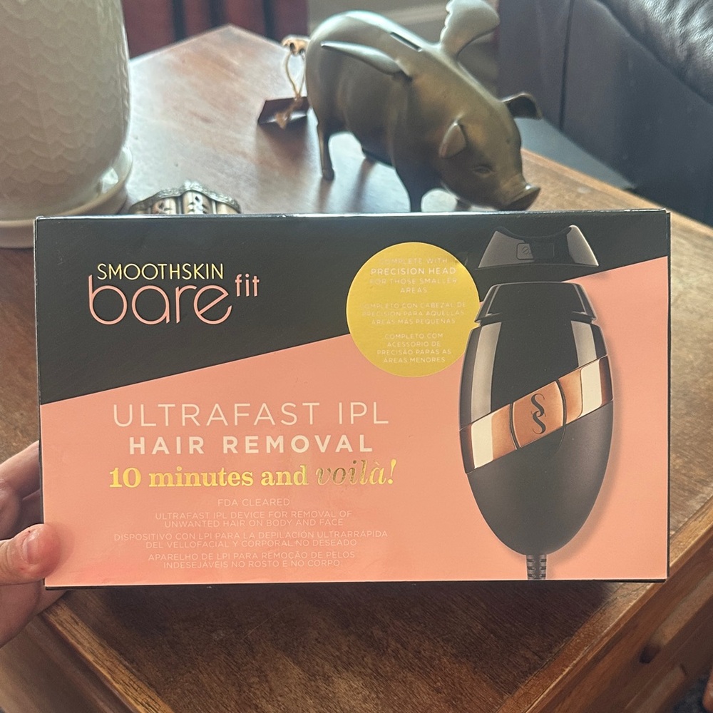 Brand new! SmoothSkin Bare Fit Ultrafast IPL Hair Removal - Black and Gold